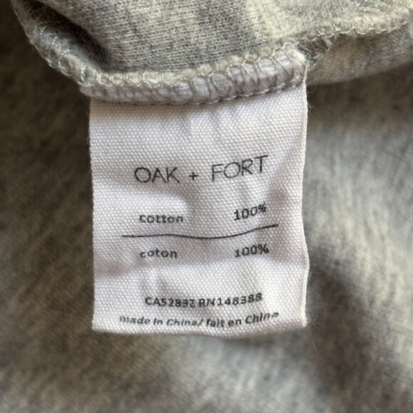 Oak + Fort Crewneck Oversized Sweatshirt M - Picture 4 of 4